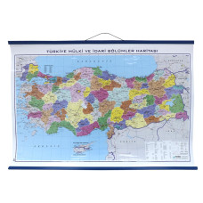 TÜRKİYE SİYASİ HARİTASI (Kaplamalı)